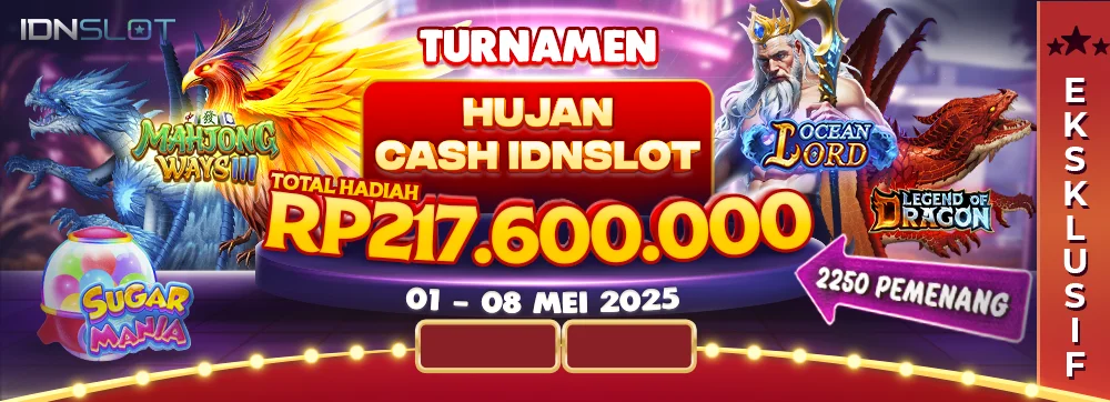 Turnamen Hujan Cash IDNSLOT 2025